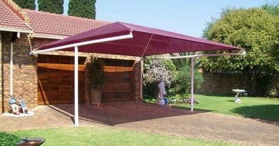 Modern Shadeport for Double Garage – UV-Resistant Car Shelter in South Africa